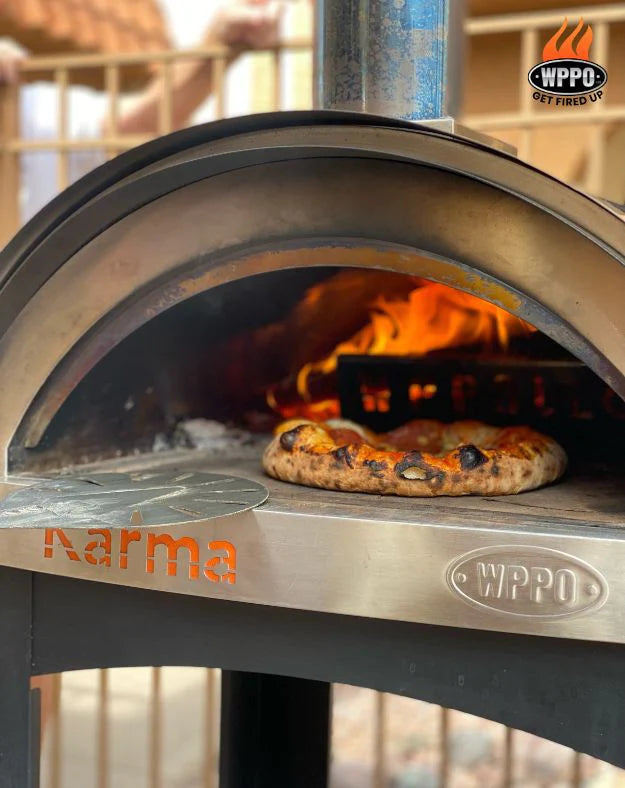 WPPO Karma 25 Colored Wood-Fired Oven With Stand/ Cart